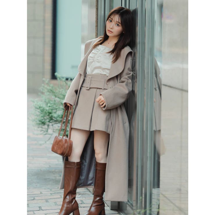 【久間田琳加コラボ】ビッグベルトコンパクトミニスカート | dazzlin | 詳細画像8 