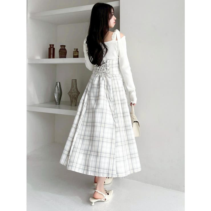 サイドプリーツトレンチコルセットスカート | dazzlin | 詳細画像11 