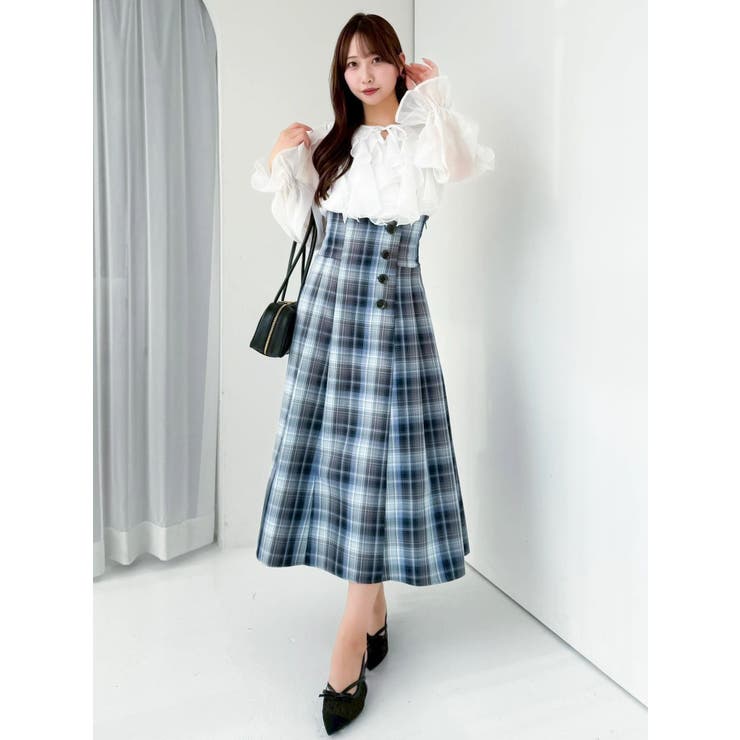 サイドプリーツトレンチコルセットスカート | dazzlin | 詳細画像15 