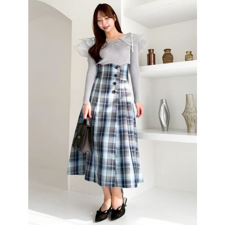 サイドプリーツトレンチコルセットスカート | dazzlin | 詳細画像18 