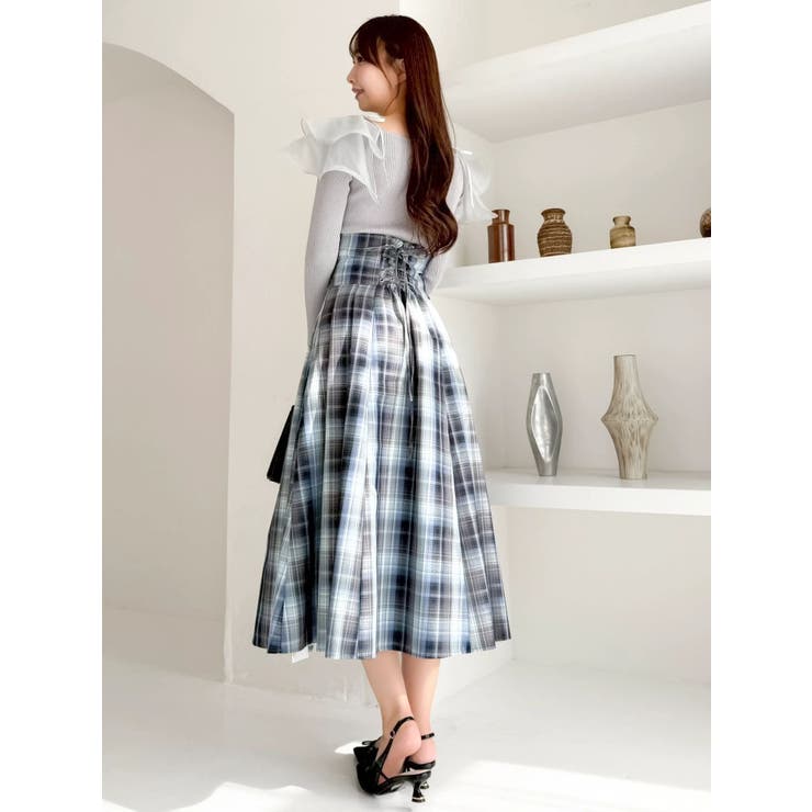 サイドプリーツトレンチコルセットスカート | dazzlin | 詳細画像19 