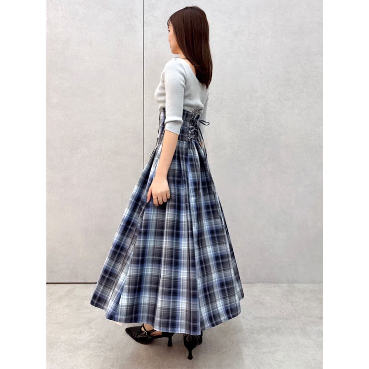 サイドプリーツトレンチコルセットスカート | dazzlin | 詳細画像2 