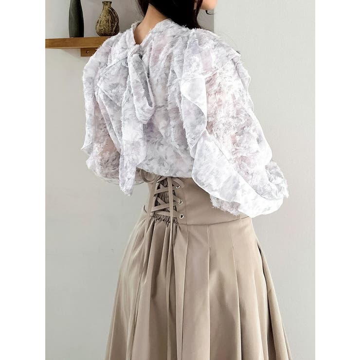 サイドプリーツトレンチコルセットスカート | dazzlin | 詳細画像33 