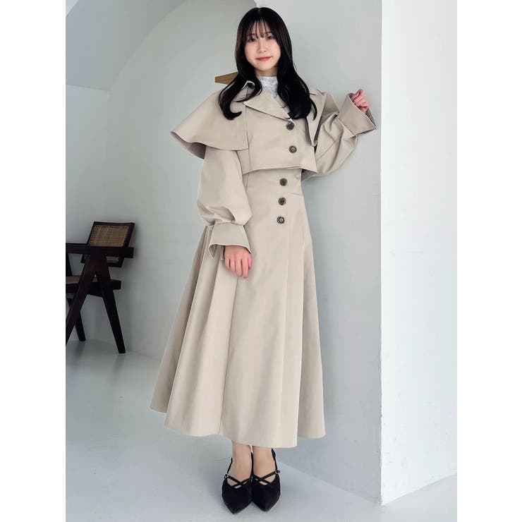 サイドプリーツトレンチコルセットスカート | dazzlin | 詳細画像34 