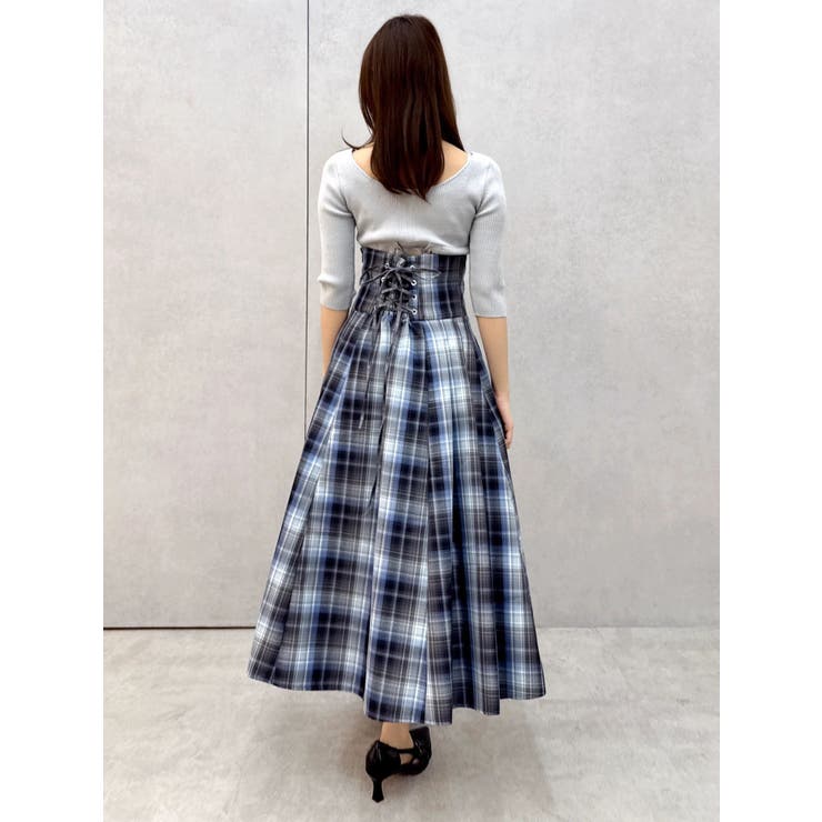 サイドプリーツトレンチコルセットスカート | dazzlin | 詳細画像44 