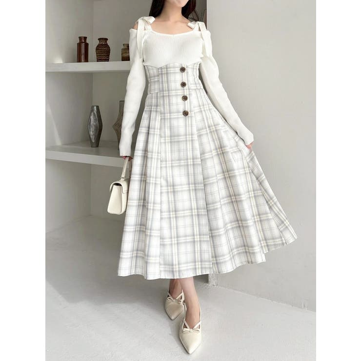 サイドプリーツトレンチコルセットスカート | dazzlin | 詳細画像8 