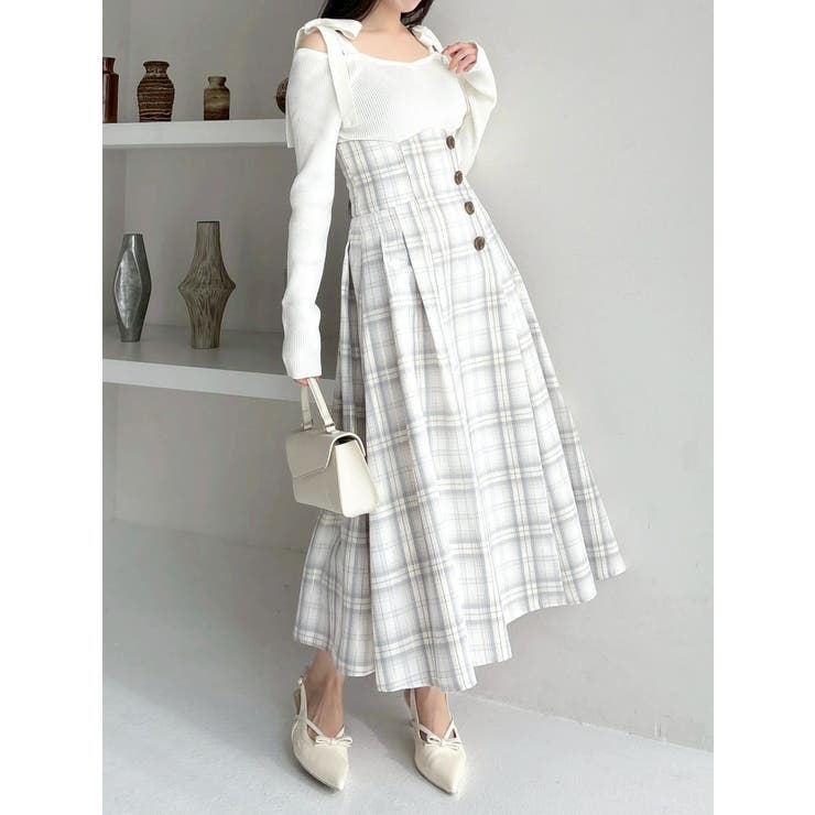 サイドプリーツトレンチコルセットスカート | dazzlin | 詳細画像9 