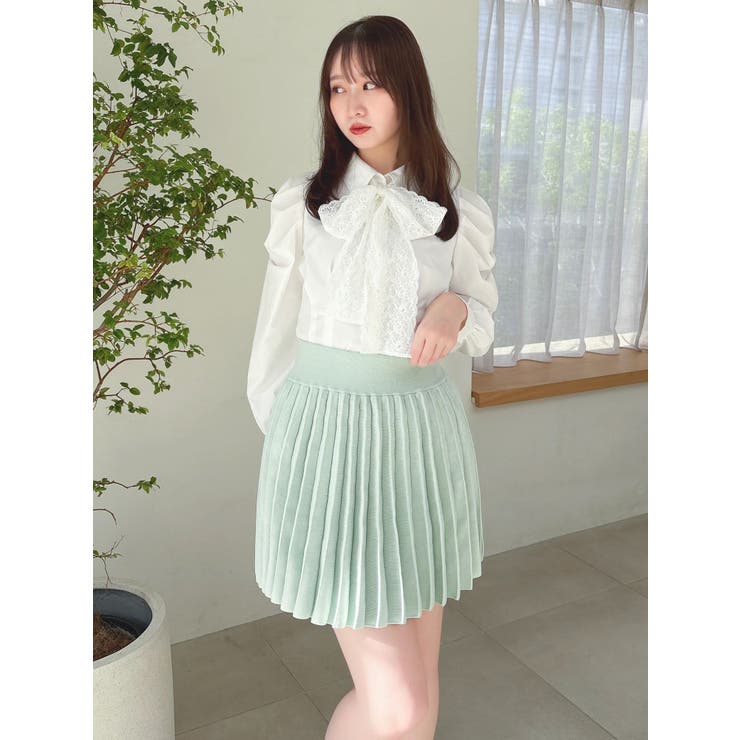 ニットプリーツミニスカート | dazzlin | 詳細画像14 