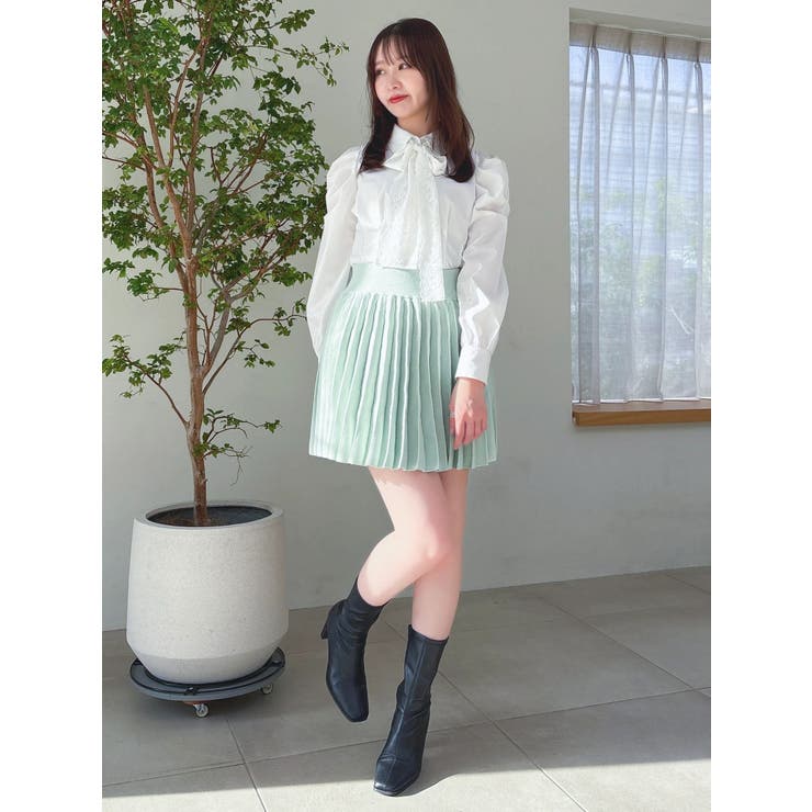 ニットプリーツミニスカート | dazzlin | 詳細画像19 