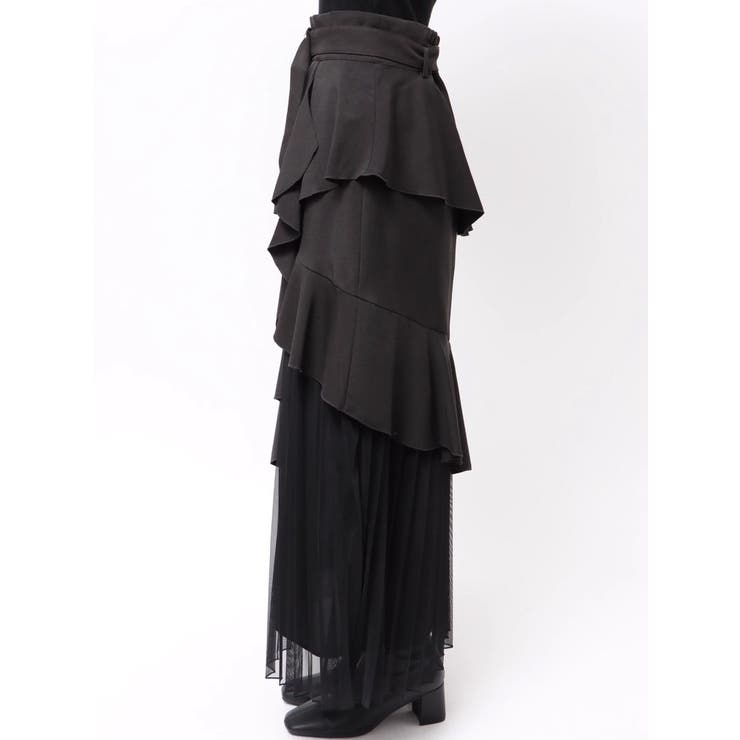 【追加生産分/新色追加】アシメプリーツマーメイドスカート | dazzlin | 詳細画像33 