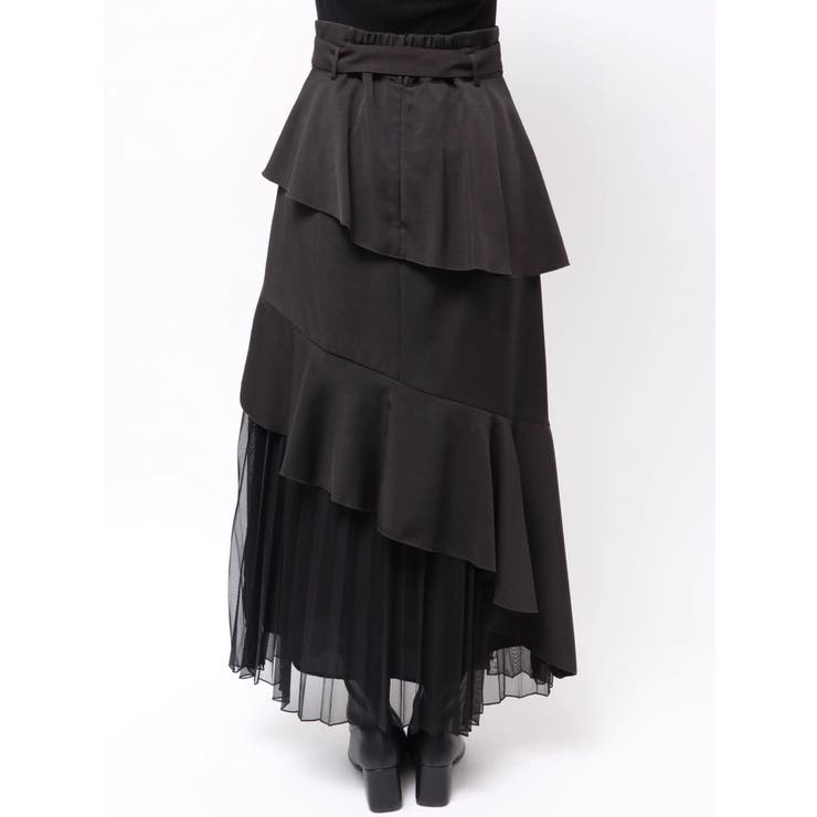 【追加生産分/新色追加】アシメプリーツマーメイドスカート | dazzlin | 詳細画像34 