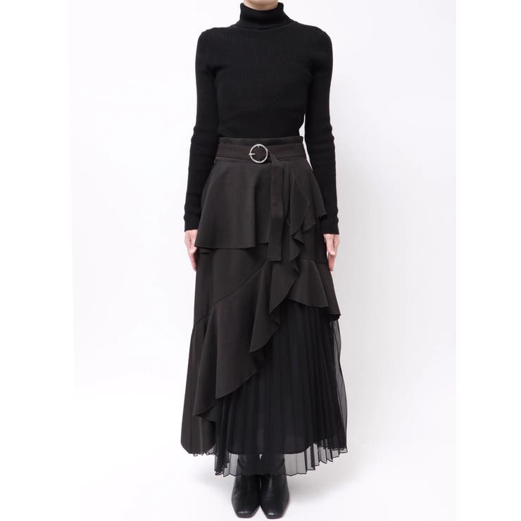 【追加生産分/新色追加】アシメプリーツマーメイドスカート | dazzlin | 詳細画像38 