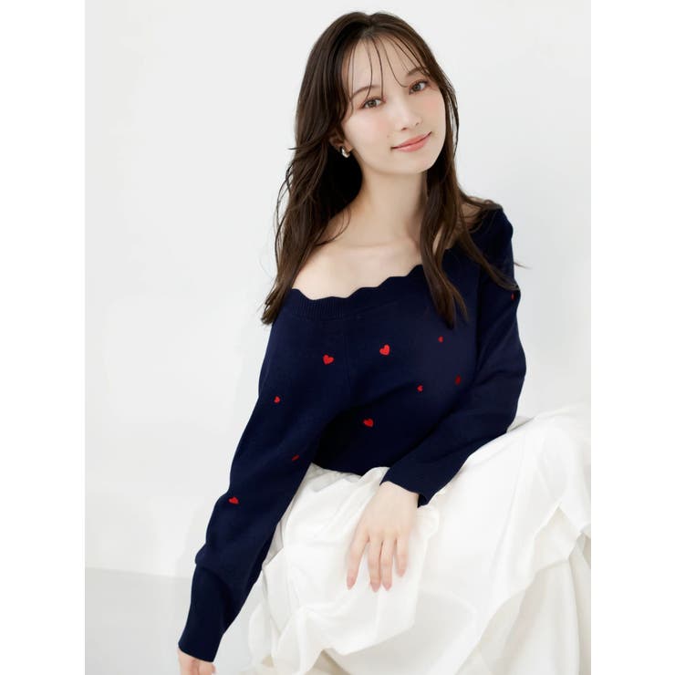 ランダムドレープタックスカート | dazzlin | 詳細画像4 