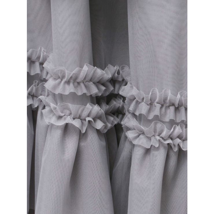 【WEB限定】チュールフリルティアードスカート | dazzlin | 詳細画像26 