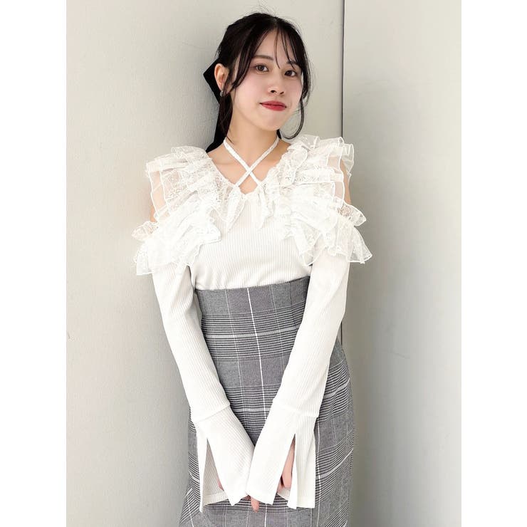 【再生産/新色追加】バックレースアップアシメマーメイドスカート | dazzlin | 詳細画像14 