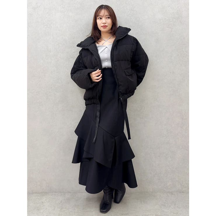 【再生産/新色追加】バックレースアップアシメマーメイドスカート | dazzlin | 詳細画像26 