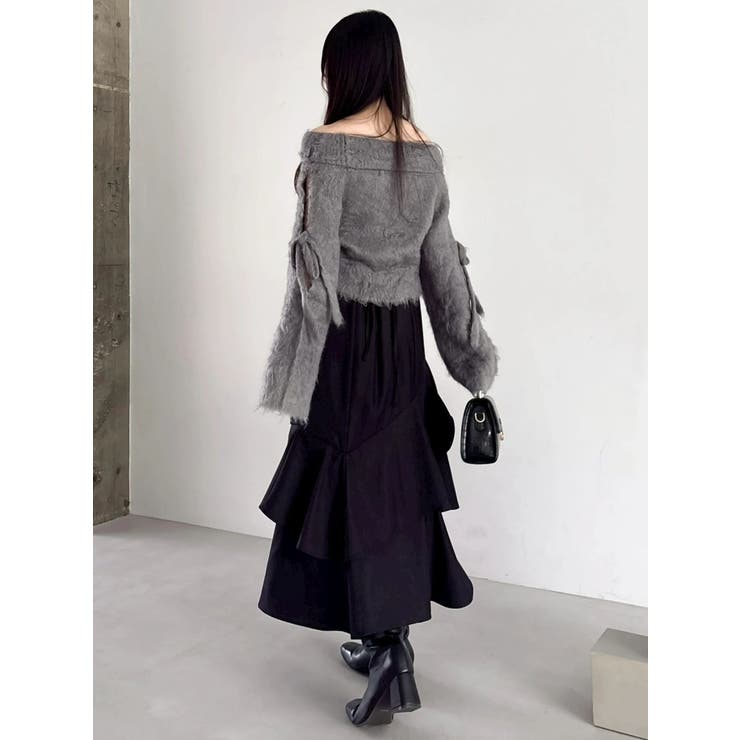 【再生産/新色追加】バックレースアップアシメマーメイドスカート | dazzlin | 詳細画像33 