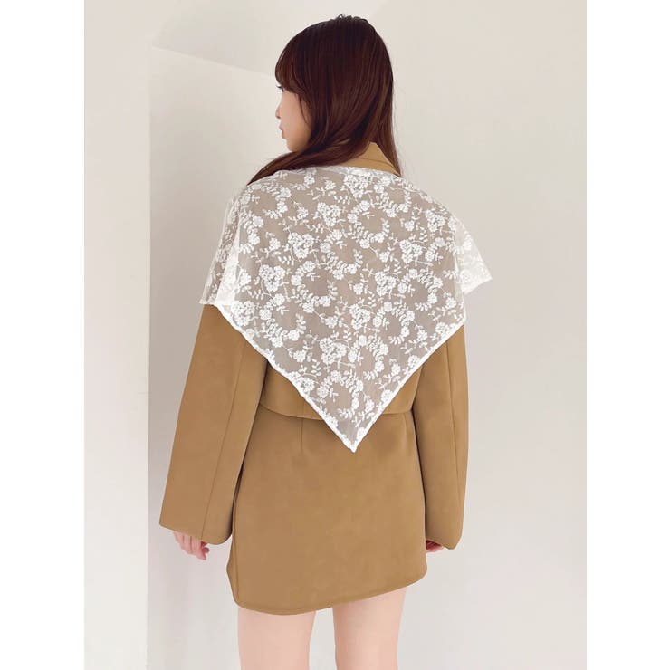 レーススカーフ | dazzlin | 詳細画像2 