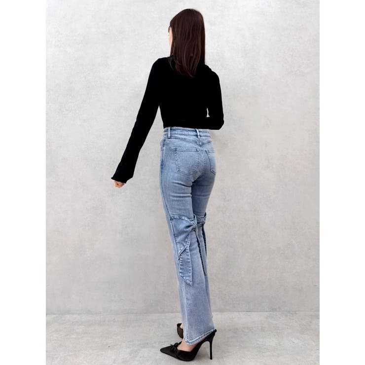 バックリボンフルイドパンツ | dazzlin | 詳細画像10 