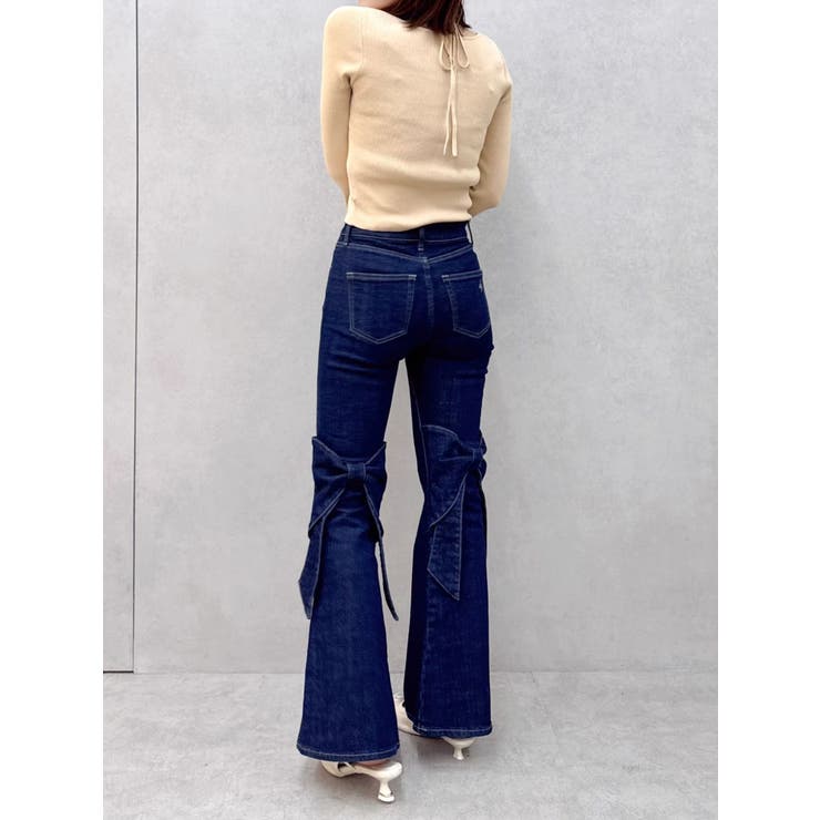 バックリボンフルイドパンツ | dazzlin | 詳細画像19 