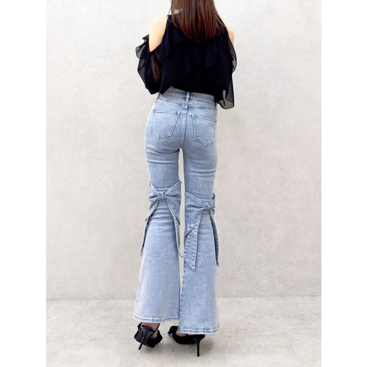 バックリボンフルイドパンツ | dazzlin | 詳細画像23 