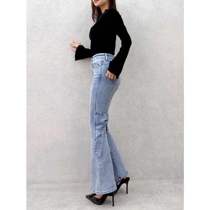 バックリボンフルイドパンツ | dazzlin | 詳細画像9 