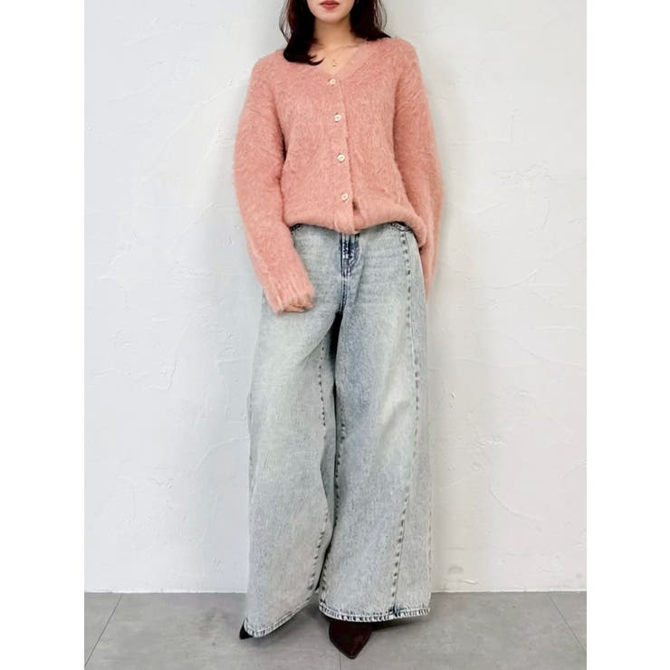 スイッチングワイドデニムパンツ | dazzlin | 詳細画像18 