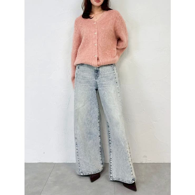 スイッチングワイドデニムパンツ | dazzlin | 詳細画像19 