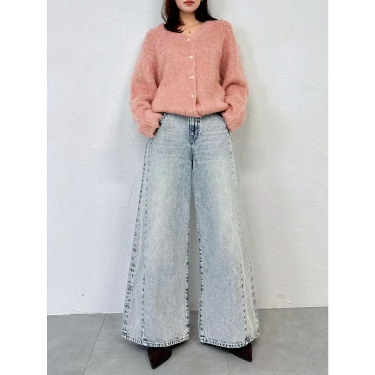 スイッチングワイドデニムパンツ | dazzlin | 詳細画像20 