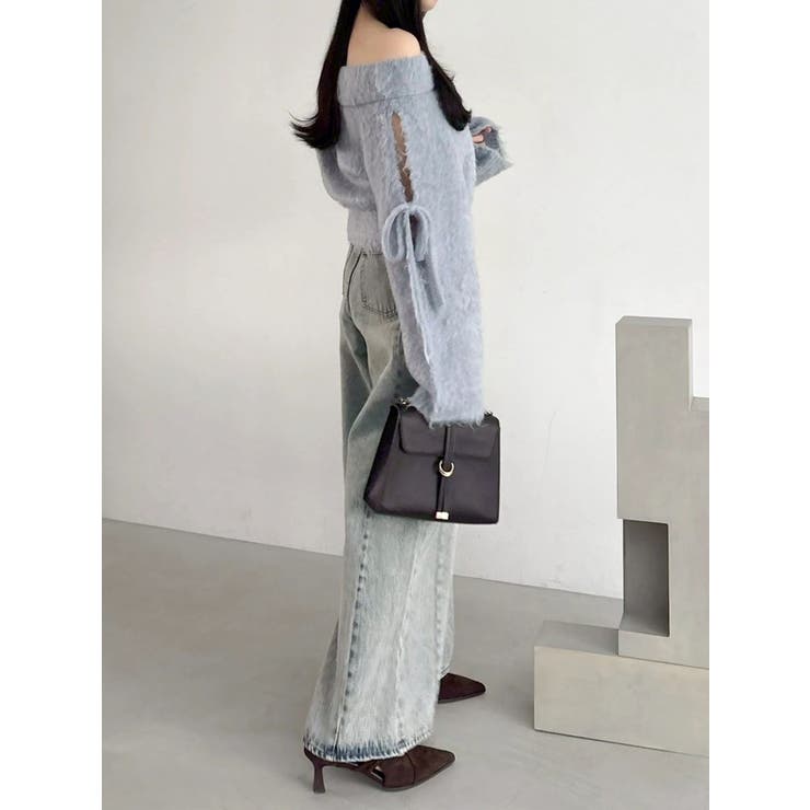 スイッチングワイドデニムパンツ | dazzlin | 詳細画像42 