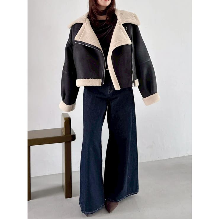 スイッチングワイドデニムパンツ | dazzlin | 詳細画像48 