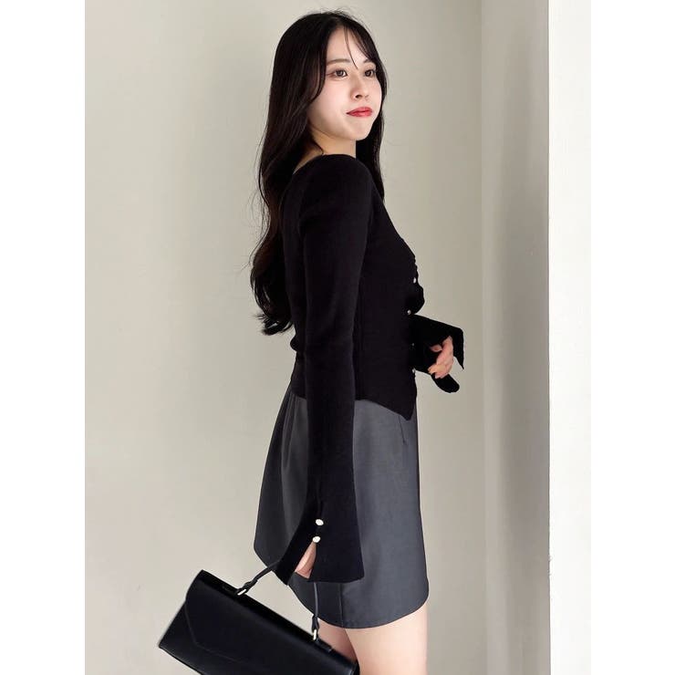 カーデカスケードトップス | dazzlin | 詳細画像18 