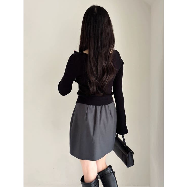 カーデカスケードトップス | dazzlin | 詳細画像19 