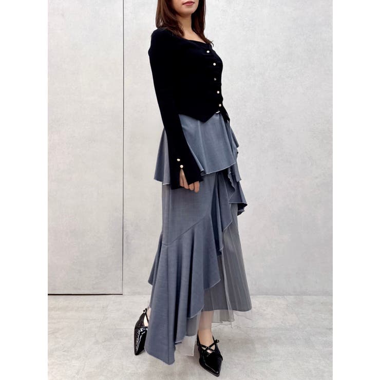 カーデカスケードトップス | dazzlin | 詳細画像3 