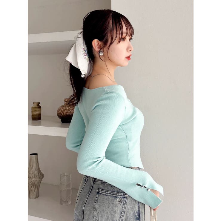 カーデカスケードトップス | dazzlin | 詳細画像37 