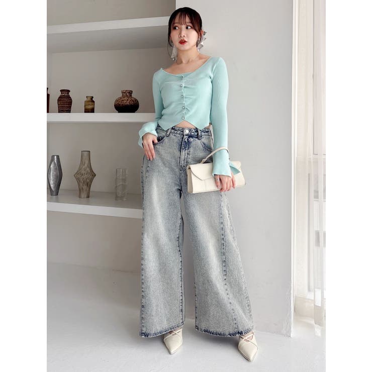 カーデカスケードトップス | dazzlin | 詳細画像39 