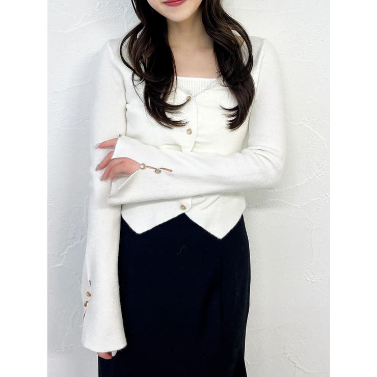 カーデカスケードトップス | dazzlin | 詳細画像42 