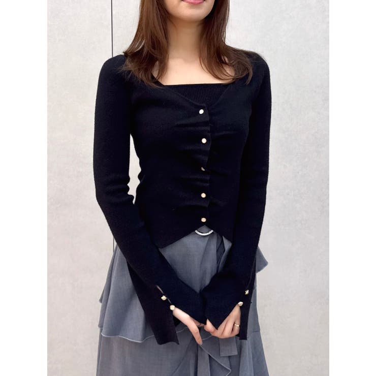 カーデカスケードトップス | dazzlin | 詳細画像5 