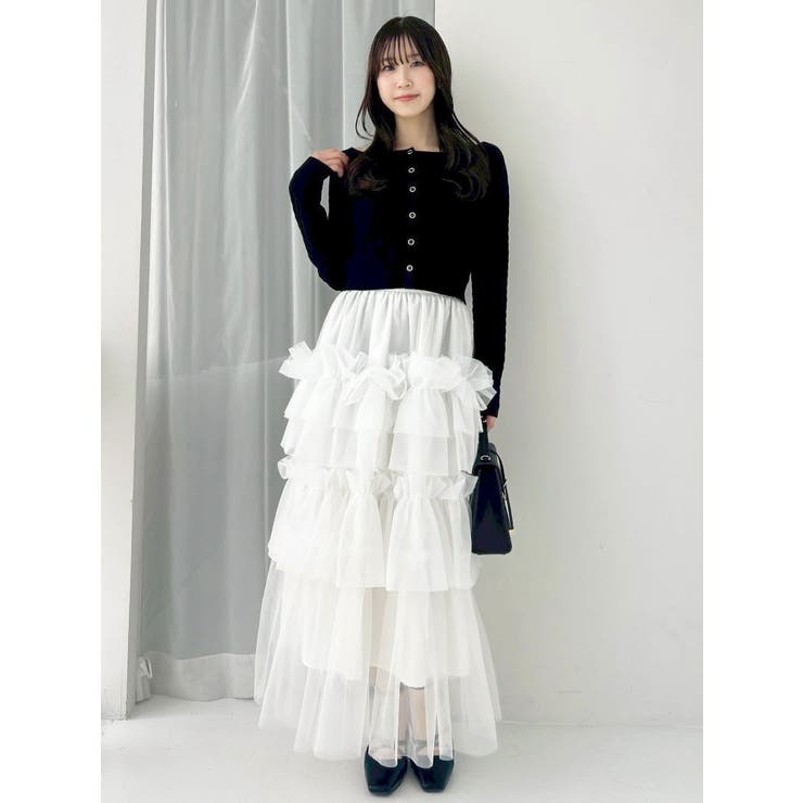 ミニケーブルスクエアニットトップス | dazzlin | 詳細画像42 