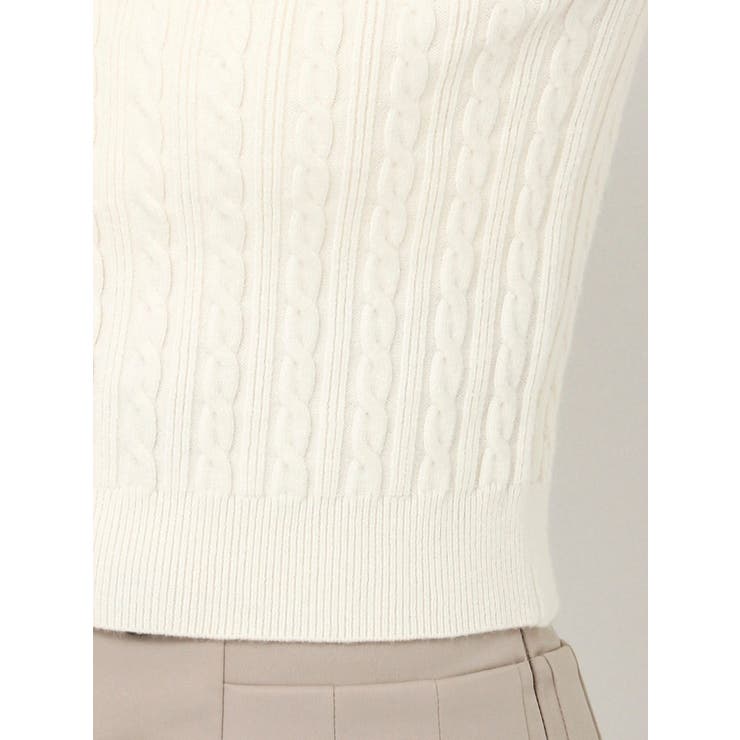 ミニケーブルスクエアニットトップス | dazzlin | 詳細画像50 