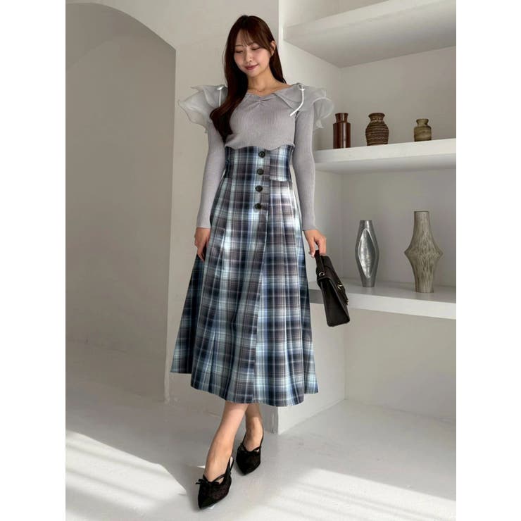 アームリボンリブプルオーバー | dazzlin | 詳細画像24 