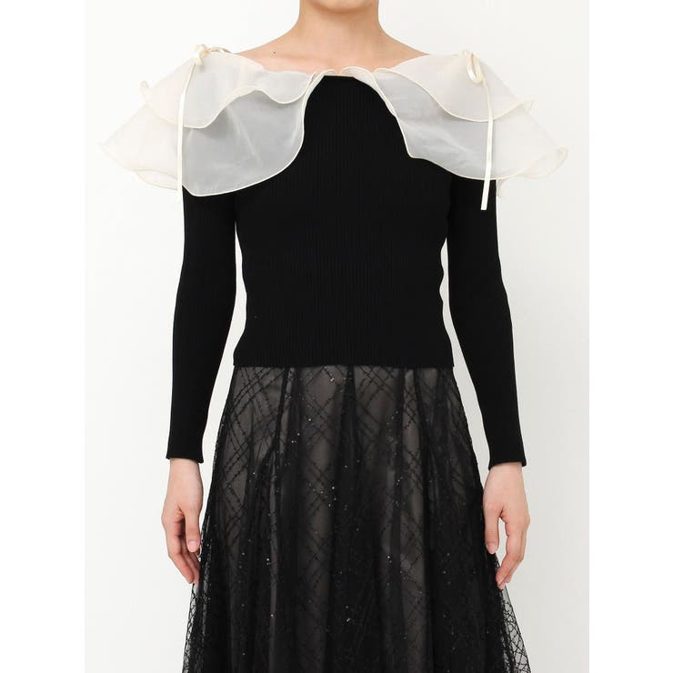 アームリボンリブプルオーバー | dazzlin | 詳細画像26 