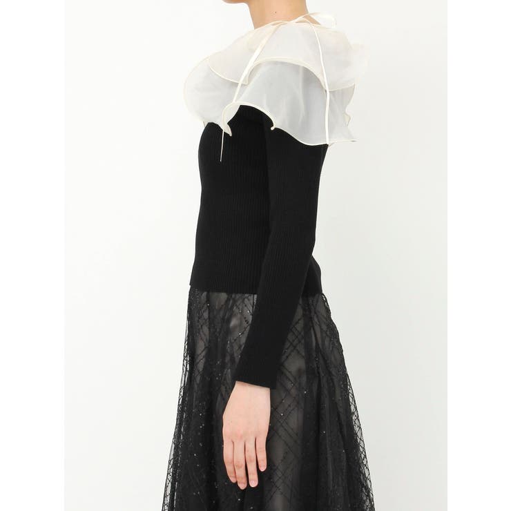 アームリボンリブプルオーバー | dazzlin | 詳細画像27 