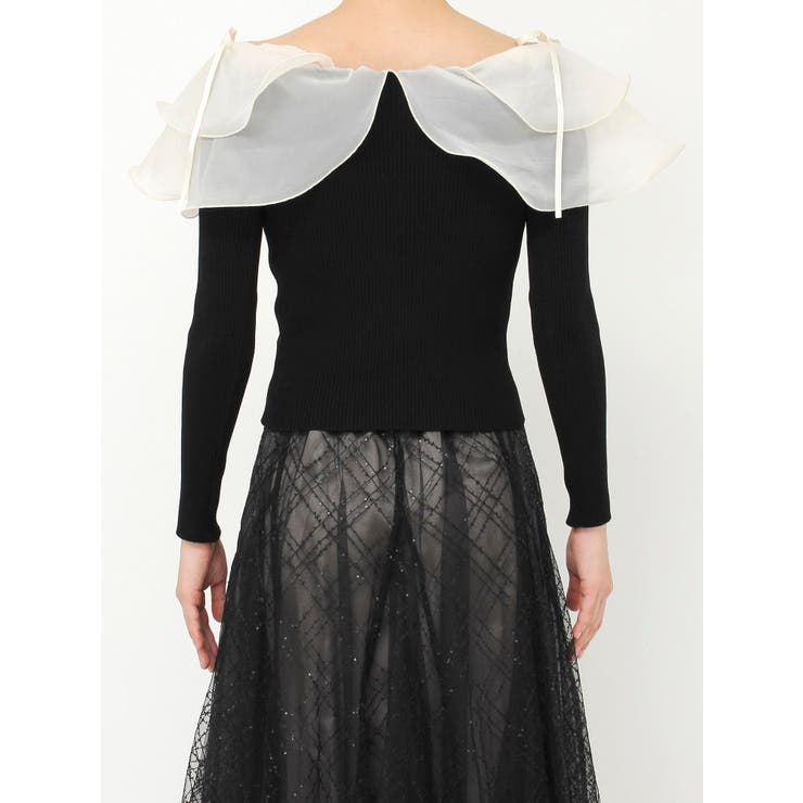 アームリボンリブプルオーバー | dazzlin | 詳細画像28 