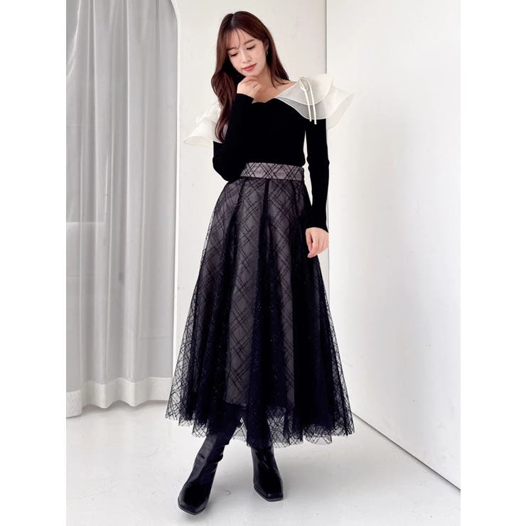 アームリボンリブプルオーバー | dazzlin | 詳細画像9 