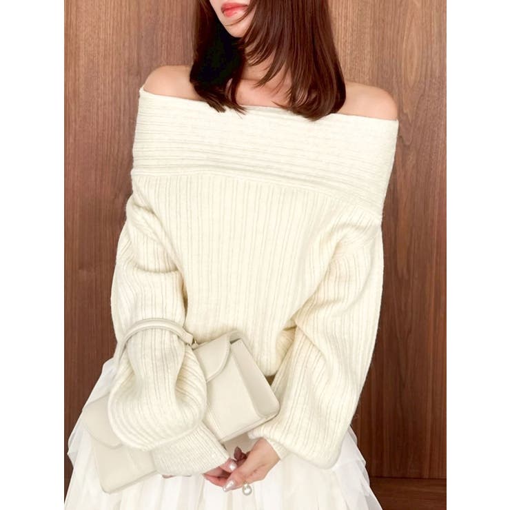 オーバーパステリーニット | dazzlin | 詳細画像1 