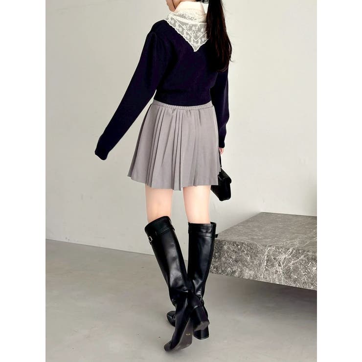 【POLO BCSコラボ】レーススカーフベア刺繍ニットトップス | dazzlin | 詳細画像20 