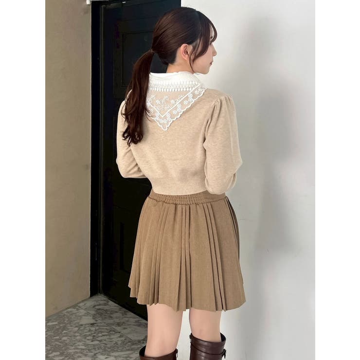 【POLO BCSコラボ】レーススカーフベア刺繍ニットトップス | dazzlin | 詳細画像27 