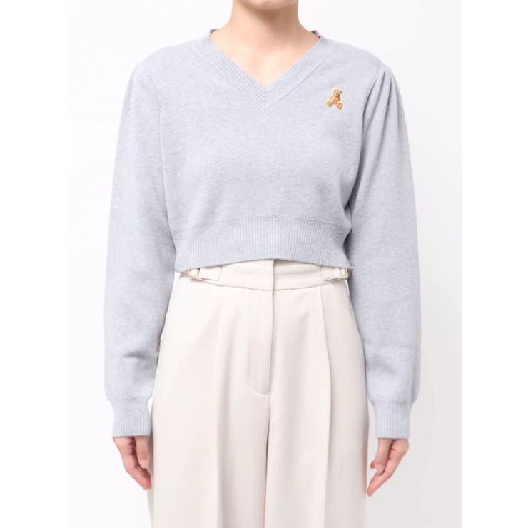 【POLO BCSコラボ】レーススカーフベア刺繍ニットトップス | dazzlin | 詳細画像39 