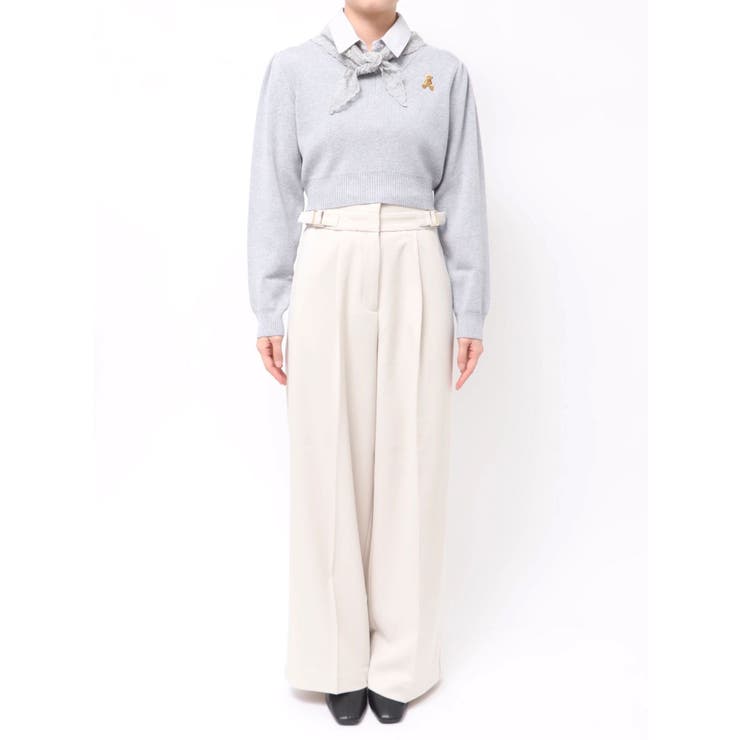 【POLO BCSコラボ】レーススカーフベア刺繍ニットトップス | dazzlin | 詳細画像40 